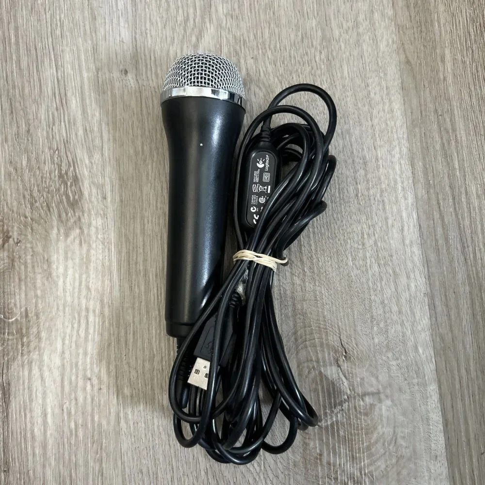 Rock Band Guitar Hero USB Microphone Set Of 3 Wii PS2 PS3 Xbox 360 Tested Works
